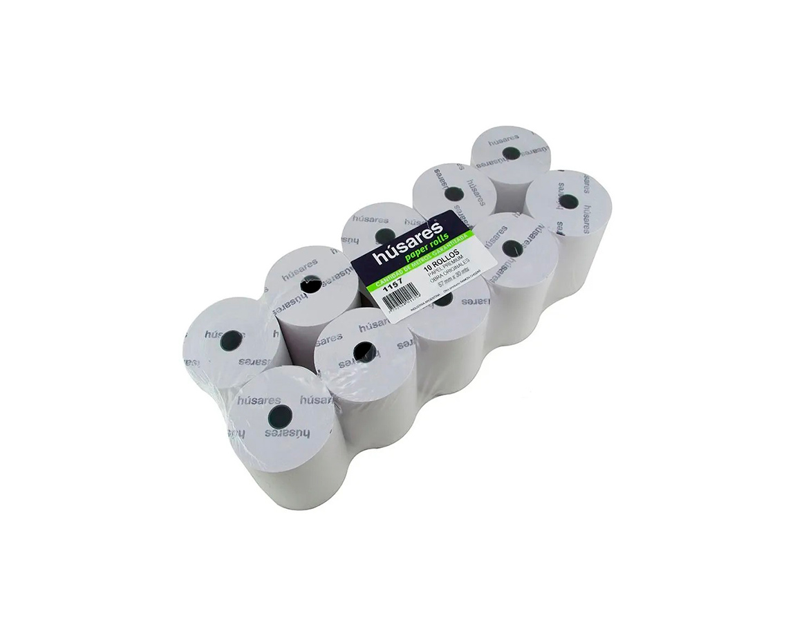ROLLO HUSARES 1157 OBRA  57 MM x30 MTS x 10 U.