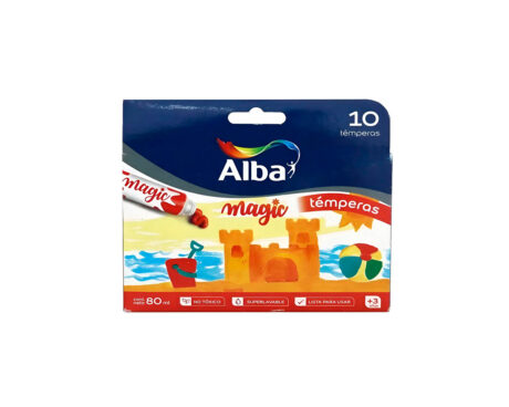 TEMPERA ALBA POMO COMUN 8 ML  x10U. CELESTE