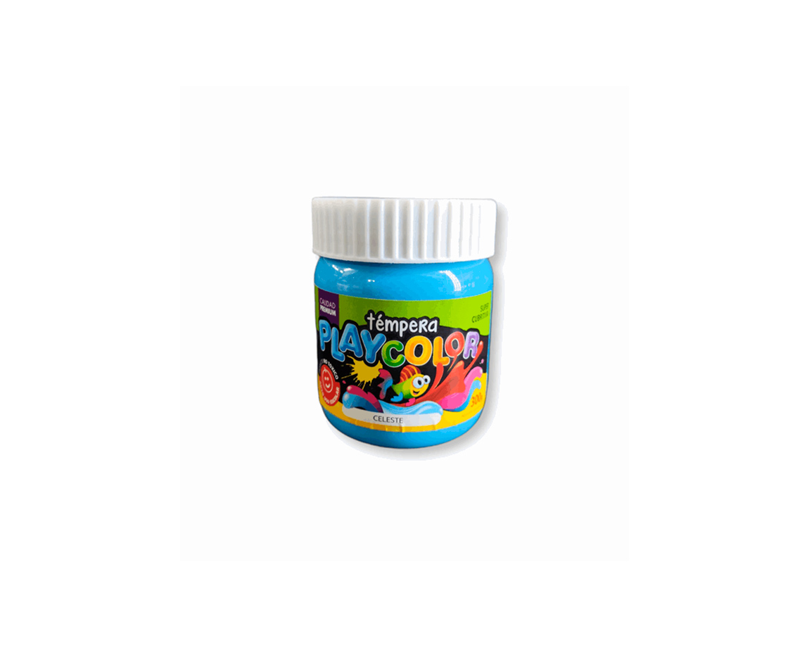 TEMPERA PLAYCOLOR POTE 250/300 GS CELESTE