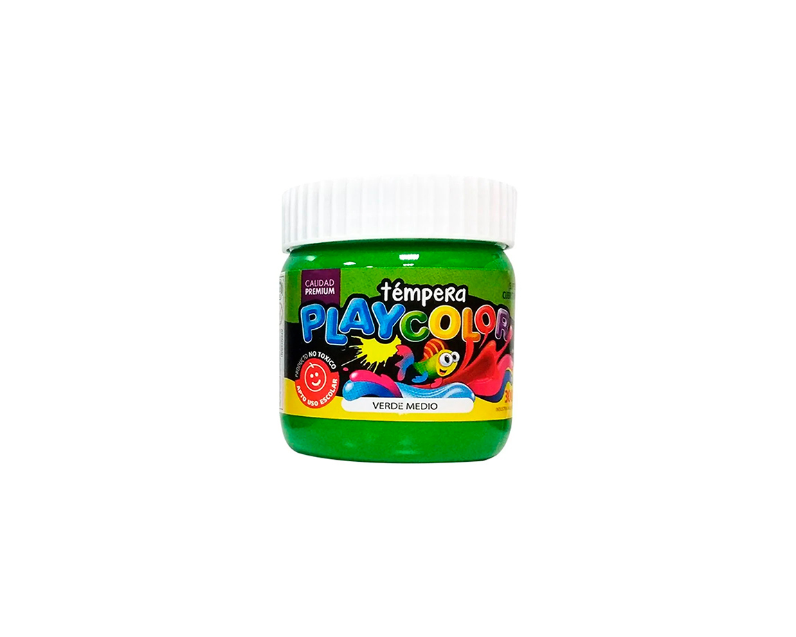 TEMPERA PLAYCOLOR POTE 250/300 GS VERDE MEDIO