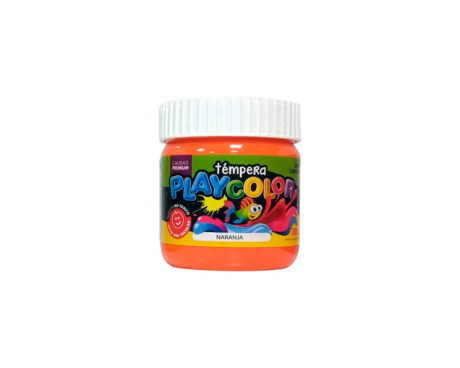 TEMPERA PLAYCOLOR POTE 250/300 GS NARANJA