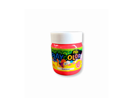 TEMPERA PLAYCOLOR POTE 250/300 GS FLUO ROJO