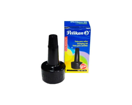 TINTA PELIKAN P/SELLOS 4K 30 CC. x U. NEGRO