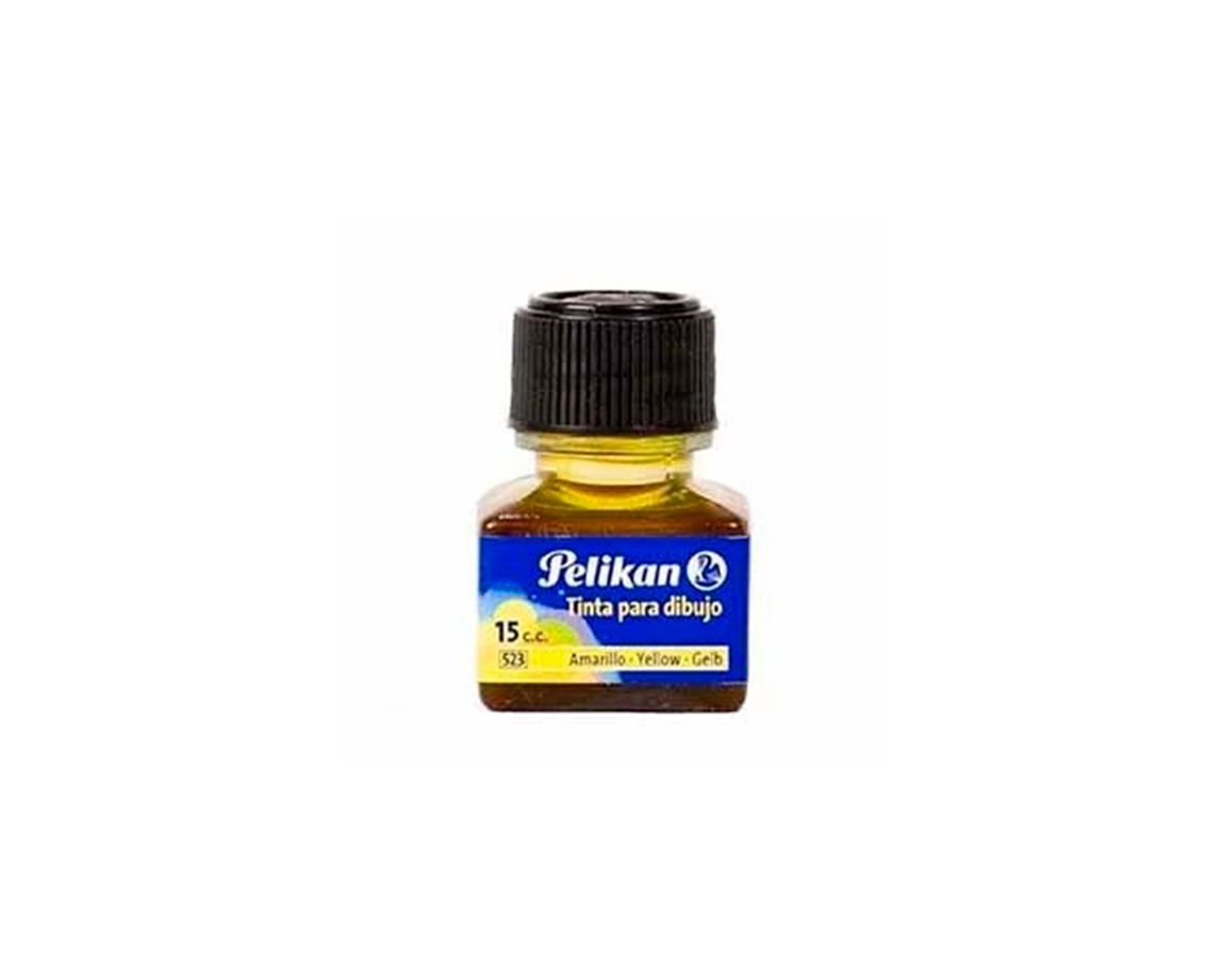 TINTA PELIKAN CHINA AMARILLO 523 15CC. x U.
