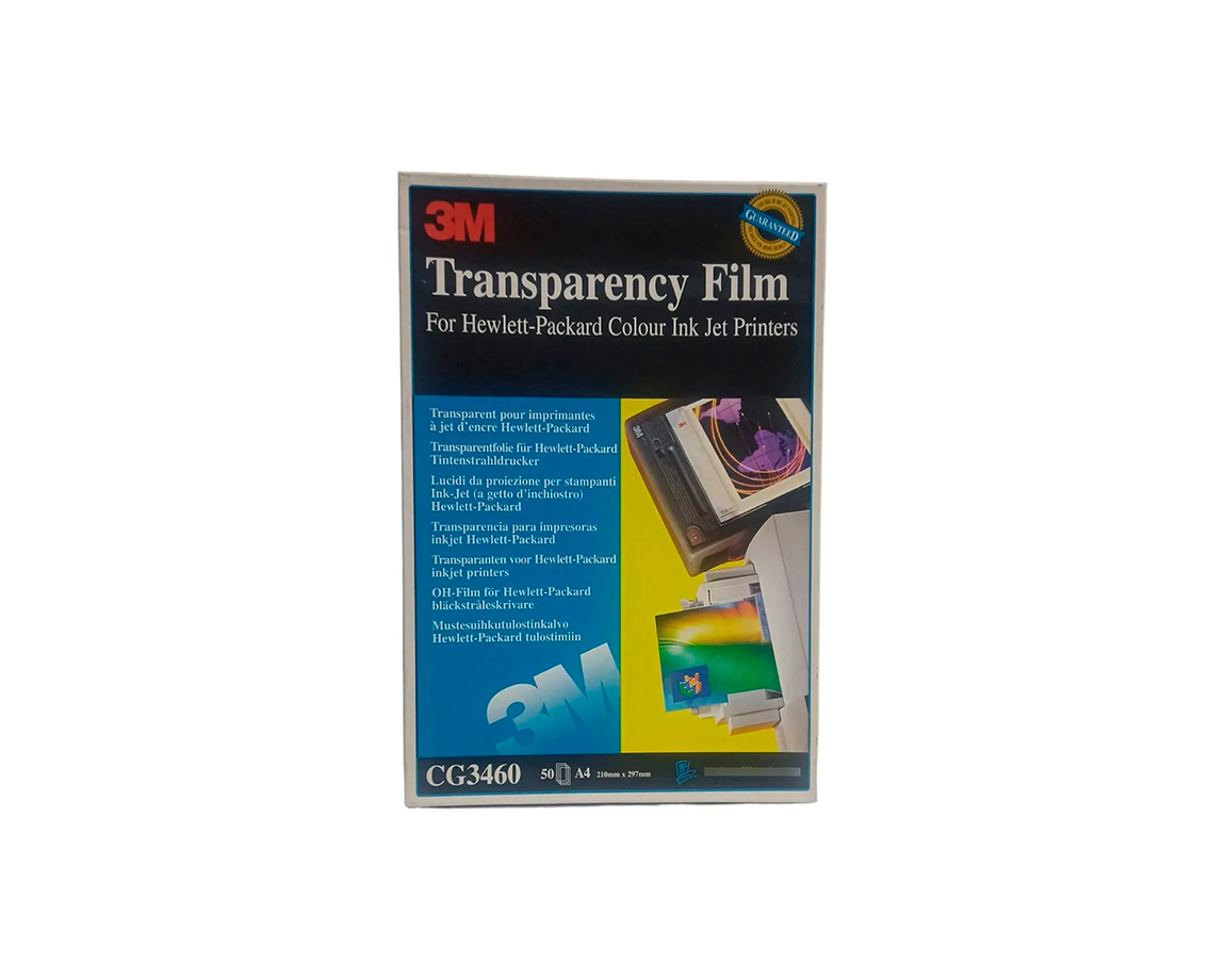 TRANSPARENCIA FOTOCOP 3M CG3460 x 50 HOJAS