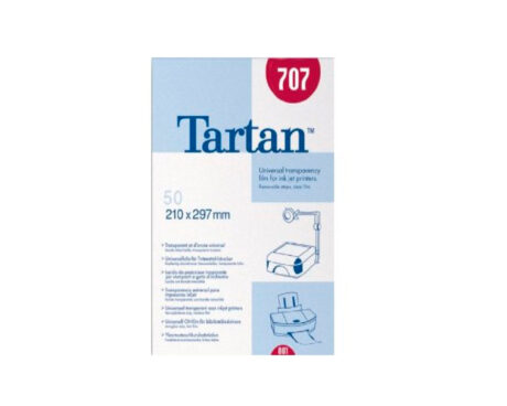TRANSPARENCIA IMPRES TARTAN 707 A4 x50 HOJAS