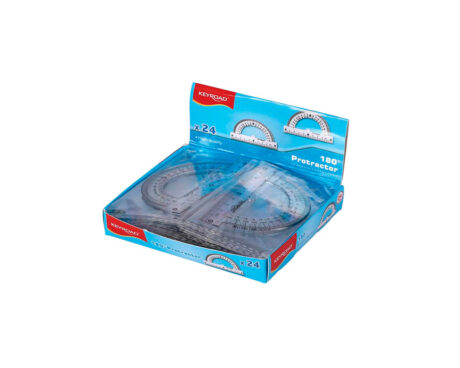 TRANSPORTADOR MAPED CRISTAL x180º BOLSA (461347)