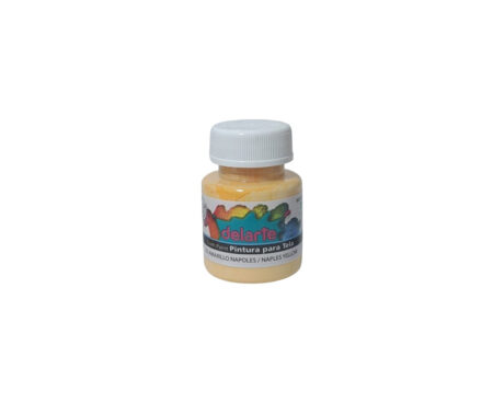 PINTURA DELARTE TELA  03 AMARILLO NAPOLES x 37 CC