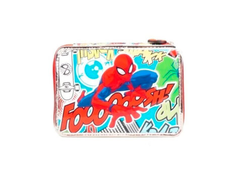 CARTUCHERA CRESKO HA598 SPIDERMAN 1P C/ UTILES