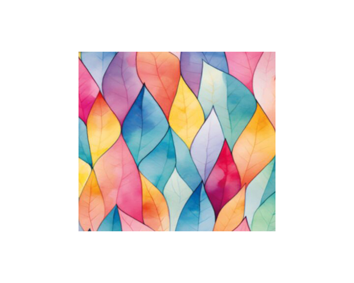 PAPEL REGALO MAG 5108 WATERCOLOR LEAVES