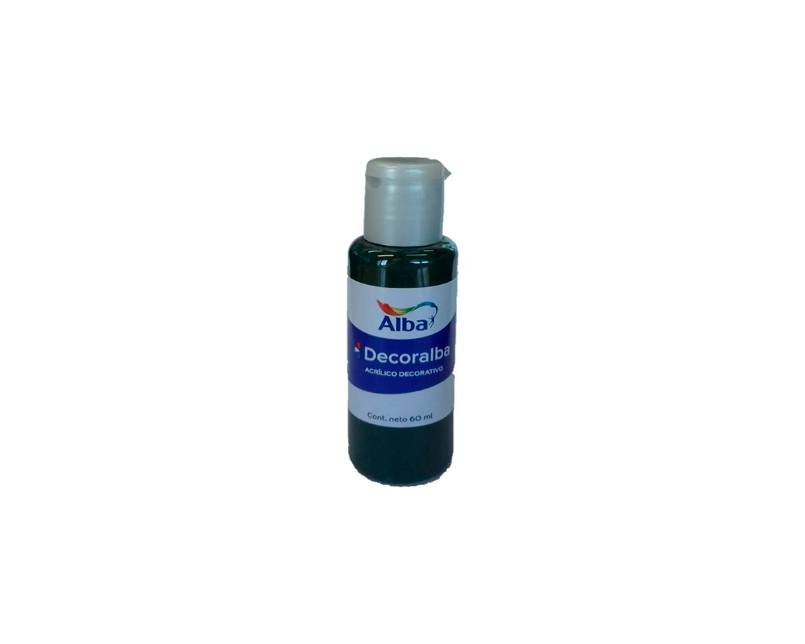 ACRILICO DECORALBA 451 x60ML. VERDE NOCHE -NUEVO-