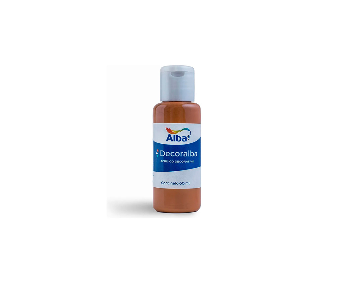 ACRILICO DECORALBA 463 x60ML. TIERRA SIENA NATURAL -NUEVO-