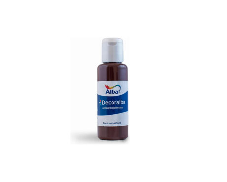 ACRILICO DECORALBA 468 x60ML. TIERRA SOMBRA TOSTADA -NUEVO-
