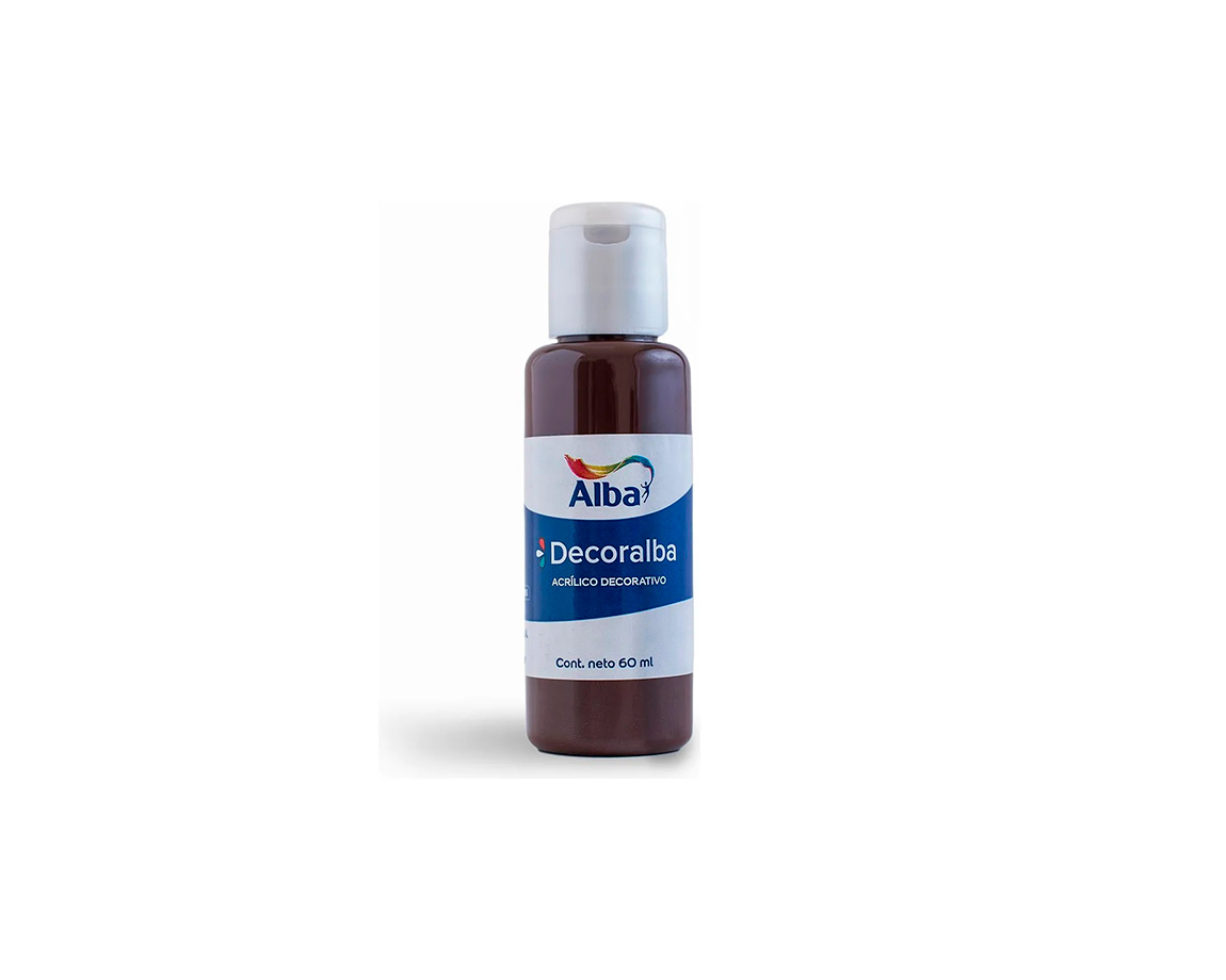 ACRILICO DECORALBA 468 x60ML. TIERRA SOMBRA TOSTADA -NUEVO-
