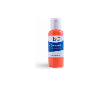 ACRILICO DECORALBA 471 x60ML. NARANJA BRILLANTE -NUEVO-