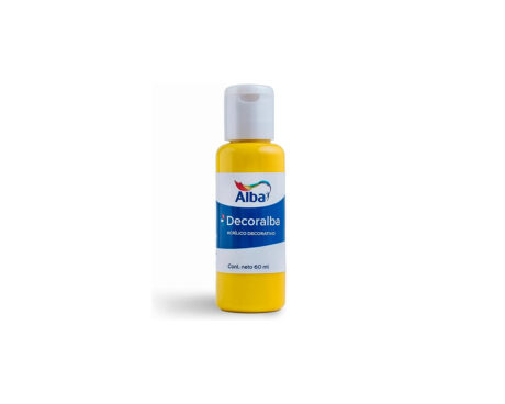 ACRILICO DECORALBA 474 x60ML. AMARILLO MEDIANO -NUEVO-