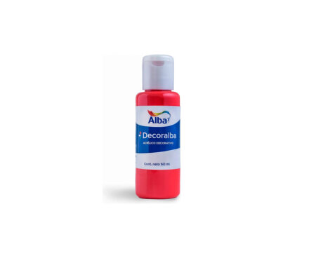 ACRILICO DECORALBA 486 x60ML. ROJO -NUEVO-