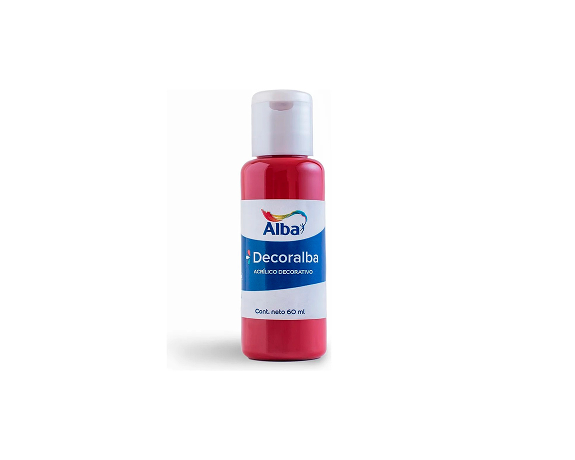 ACRILICO DECORALBA 487 x60ML. BORGOÑA -NUEVO-