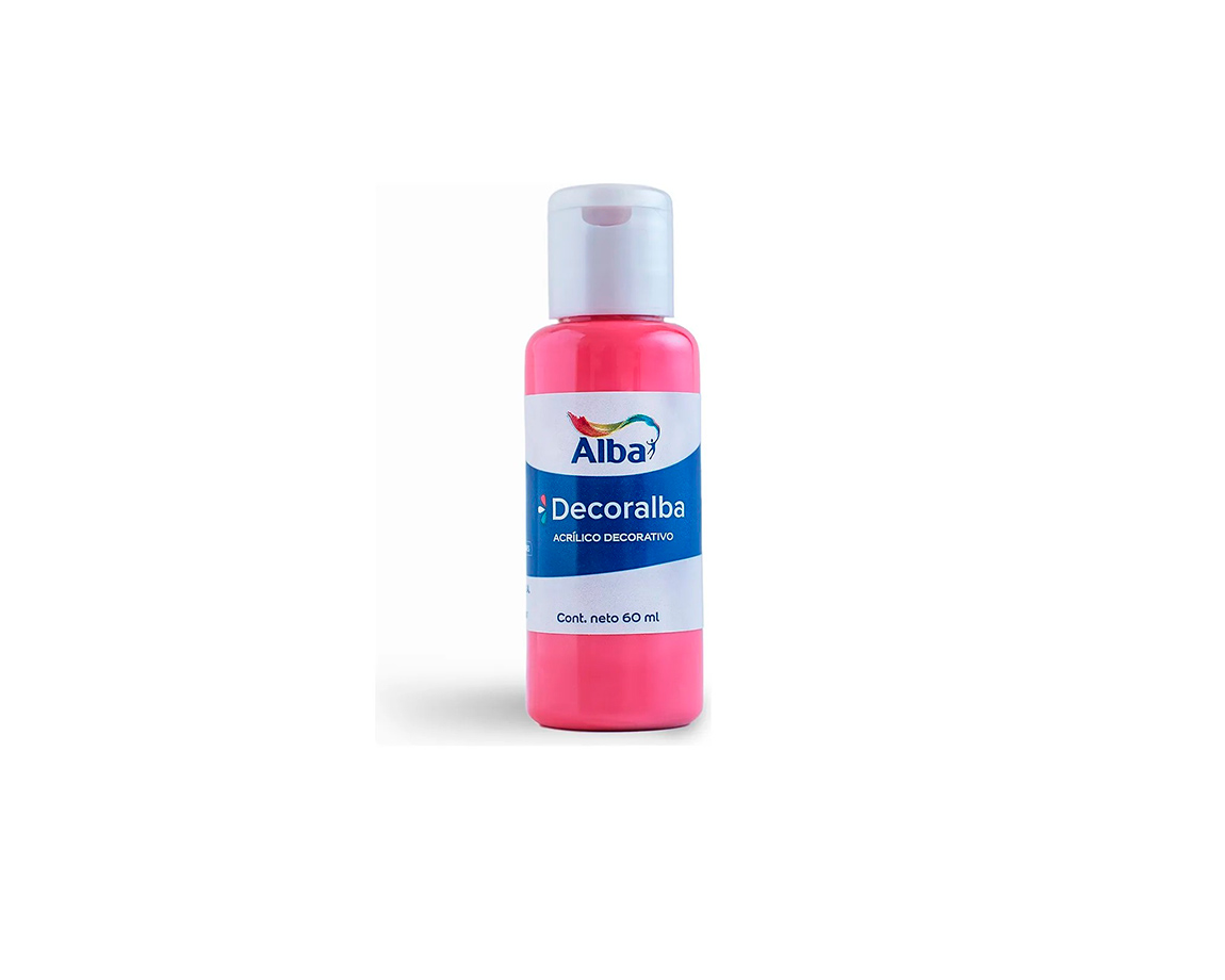 ACRILICO DECORALBA 488 x60ML. CORAL -NUEVO-