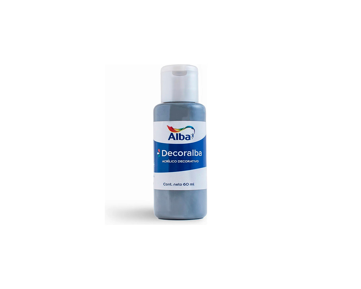 ACRILICO DECORALBA 489 x60ML. GRIS -NUEVO-