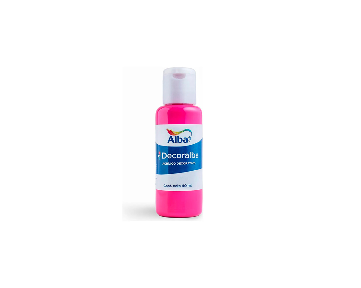 ACRILICO DECORALBA 496 x60ML. MAGENTA CROMO INTENSO -NUEVO-