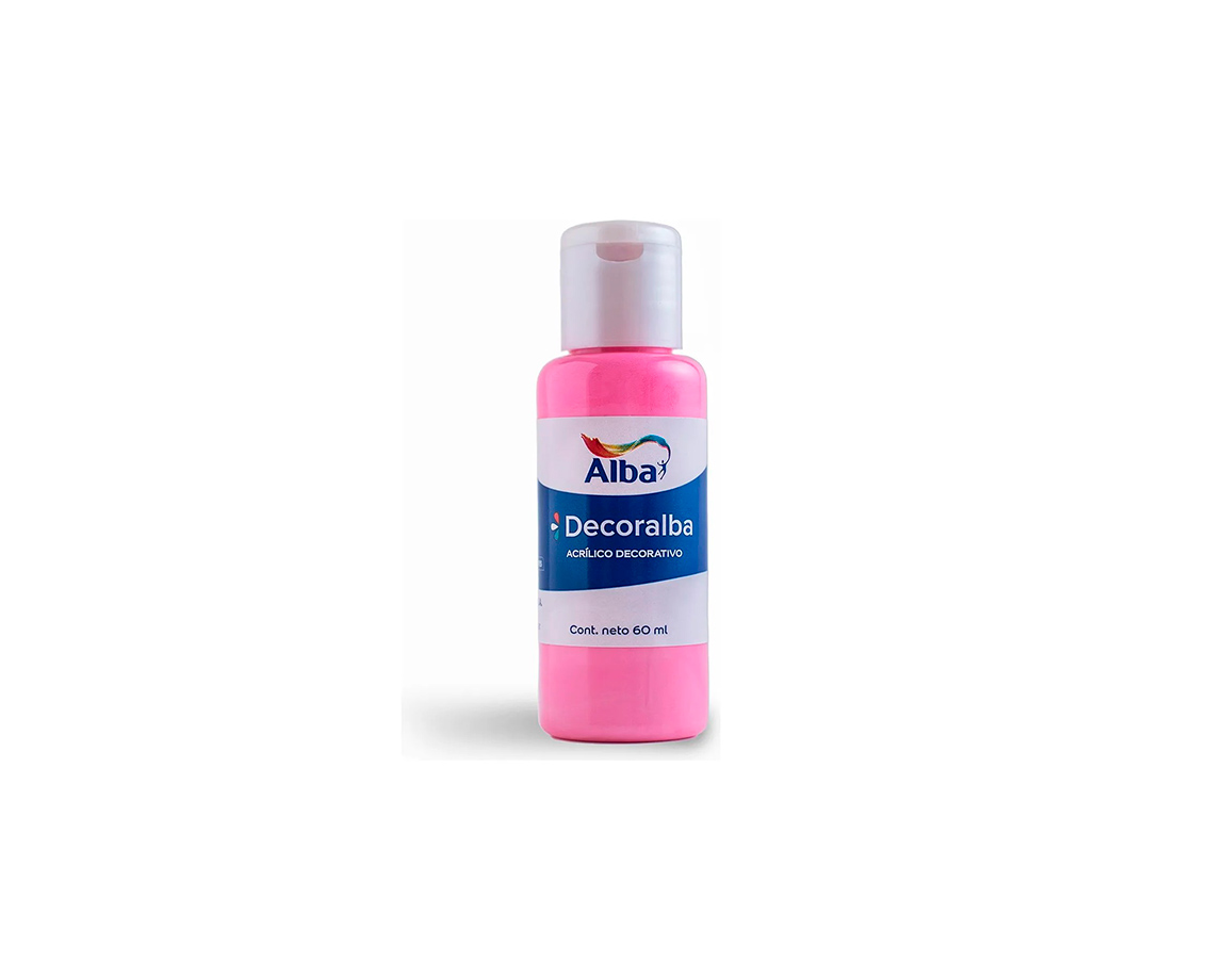 ACRILICO DECORALBA 497 x60ML. ROSA CHICLE -NUEVO-