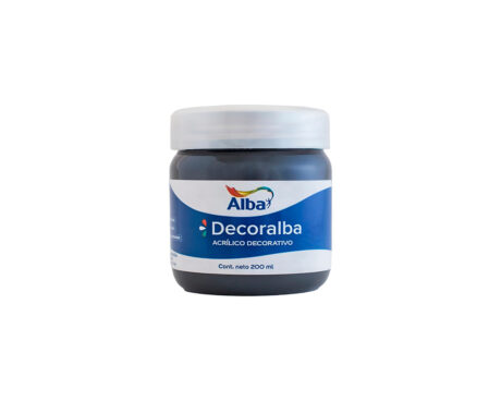 ACRILICO DECORALBA 480 x200ML. NEGRO -NUEVO-