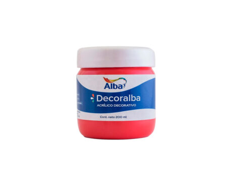 ACRILICO DECORALBA 486 x200ML. ROJO -NUEVO-