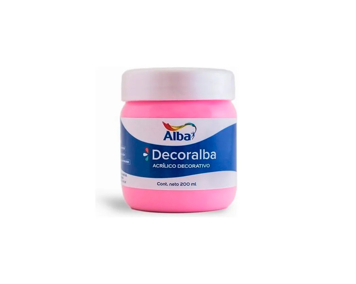 ACRILICO DECORALBA 497 x200ML. ROSA CHICLE -NUEVO-