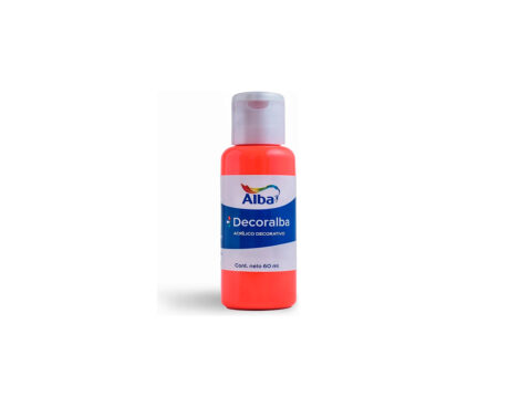 ACRILICO DECORALBA 405 x60ML. ROJO FLUO
