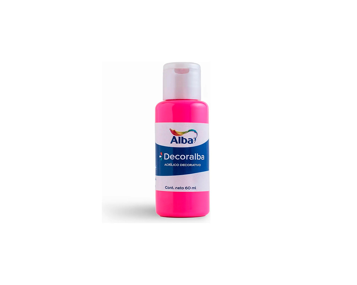 ACRILICO DECORALBA 406 x60ML. ROSA FLUO