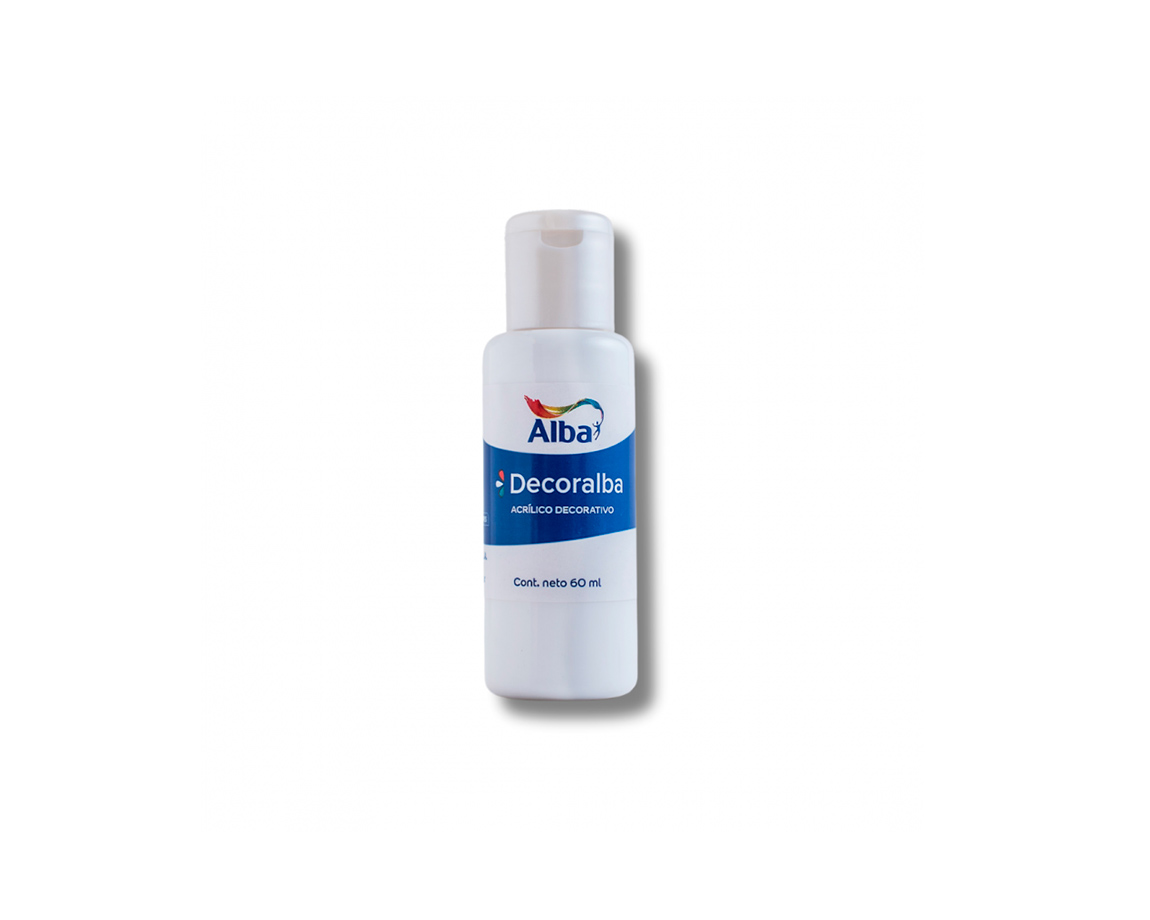 ACRILICO DECORALBA 412 x60ML. BLANCO PERLADO