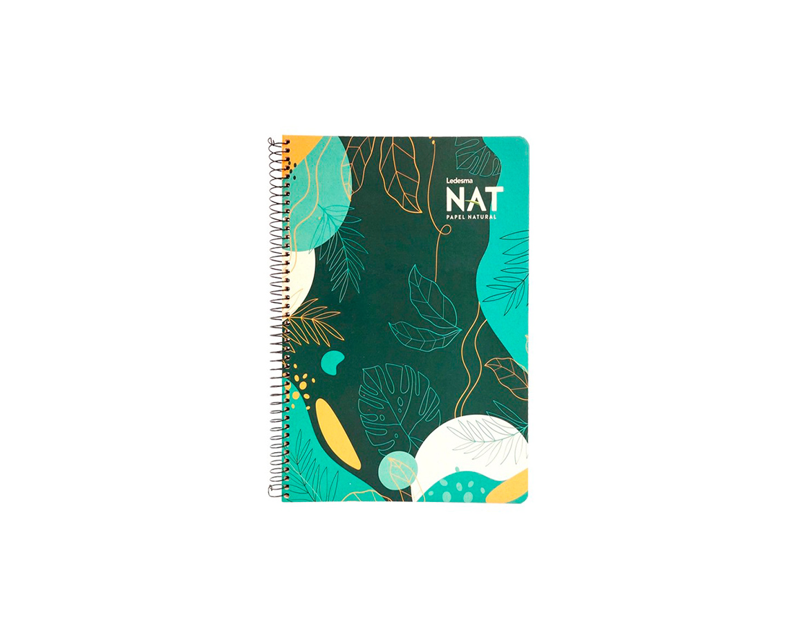 CUADERNO LEDESMA NAT 21x27 SEMIRRIGIDA  80 H L