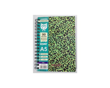 CUADERNO ROME 73115/2 A5 PIXEL 90 HOJAS #
