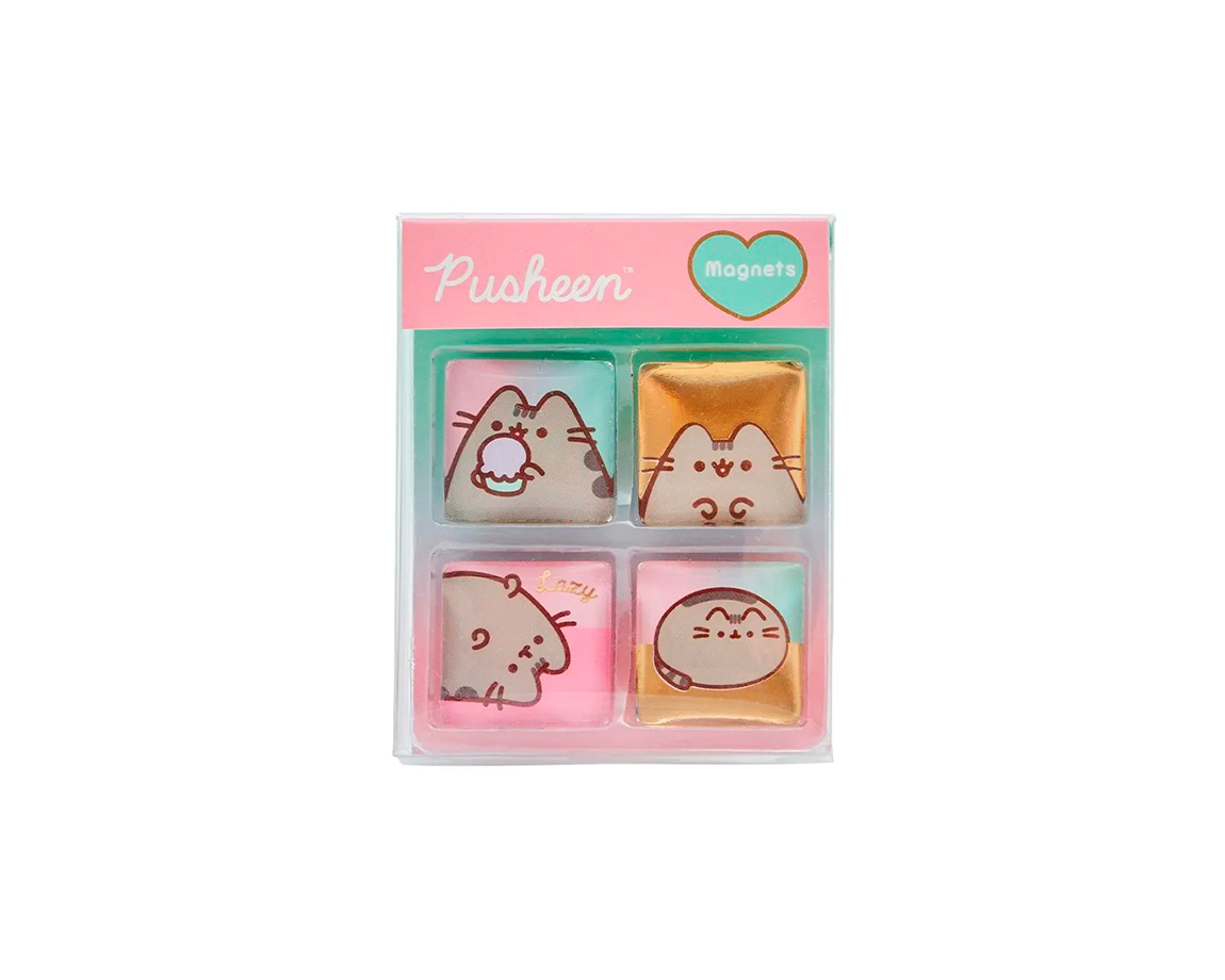 IMAN PUSHEEN MAGNETS CIRCULAR x 4 U 72050505 MAW