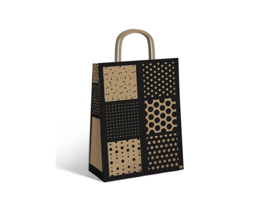 BOLSA REGALO ROMI MULTIPLE POINTS 14x20 xUND.