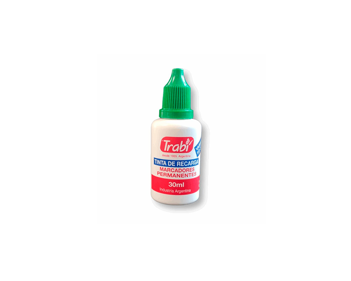 TINTA TRABI PERMANENTE VERDE 3413 x30 ML