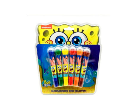 MARCADOR CRESKO BOB ESPONJA BJ430 C/SELLO x 6 UNID.