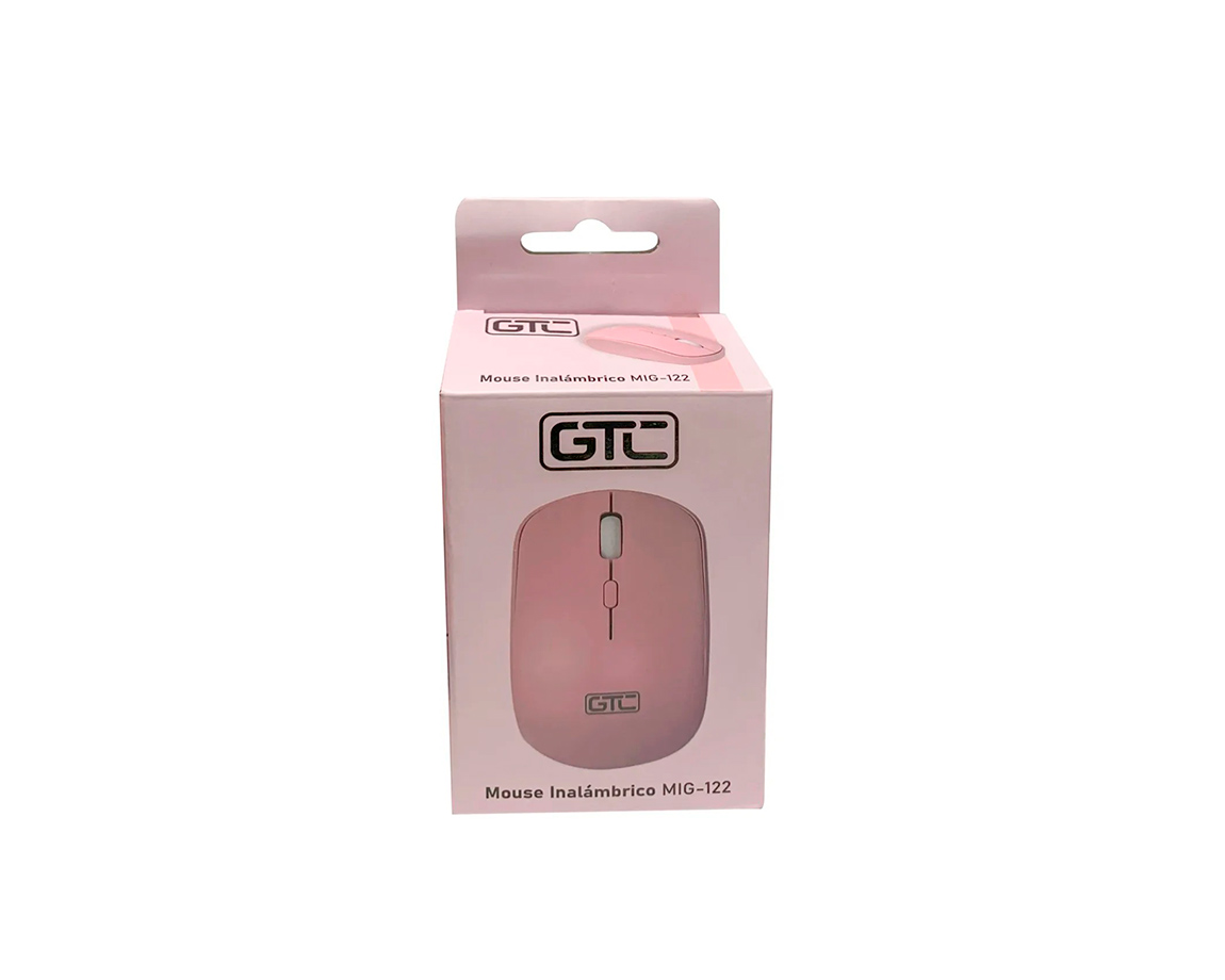 COMPUTACION MOUSE GTC MIG-122 INALAMB. ROSA