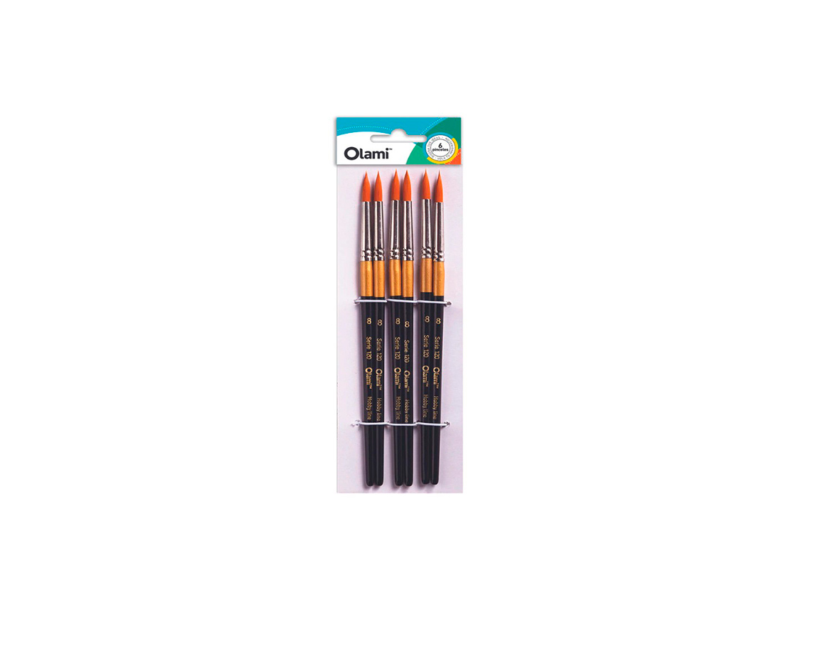 PINCEL OLAMI PI139 Nº00 x 6 U. LINER CORTO
