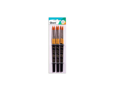 PINCEL OLAMI PI120 Nº000 x 6 U. REDONDO