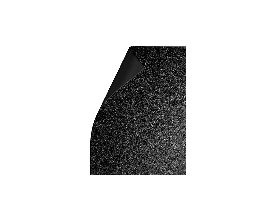 GOMA EVA SUPER GLITTER A4 x 10 U. AUTOADH. NEGRO