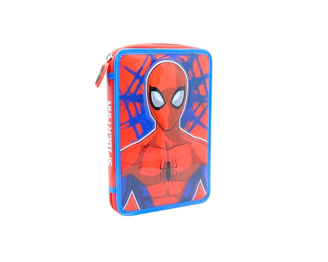 CARTUCHERA CRESKO HA587 SPIDERMAN 1P C/ UTILES