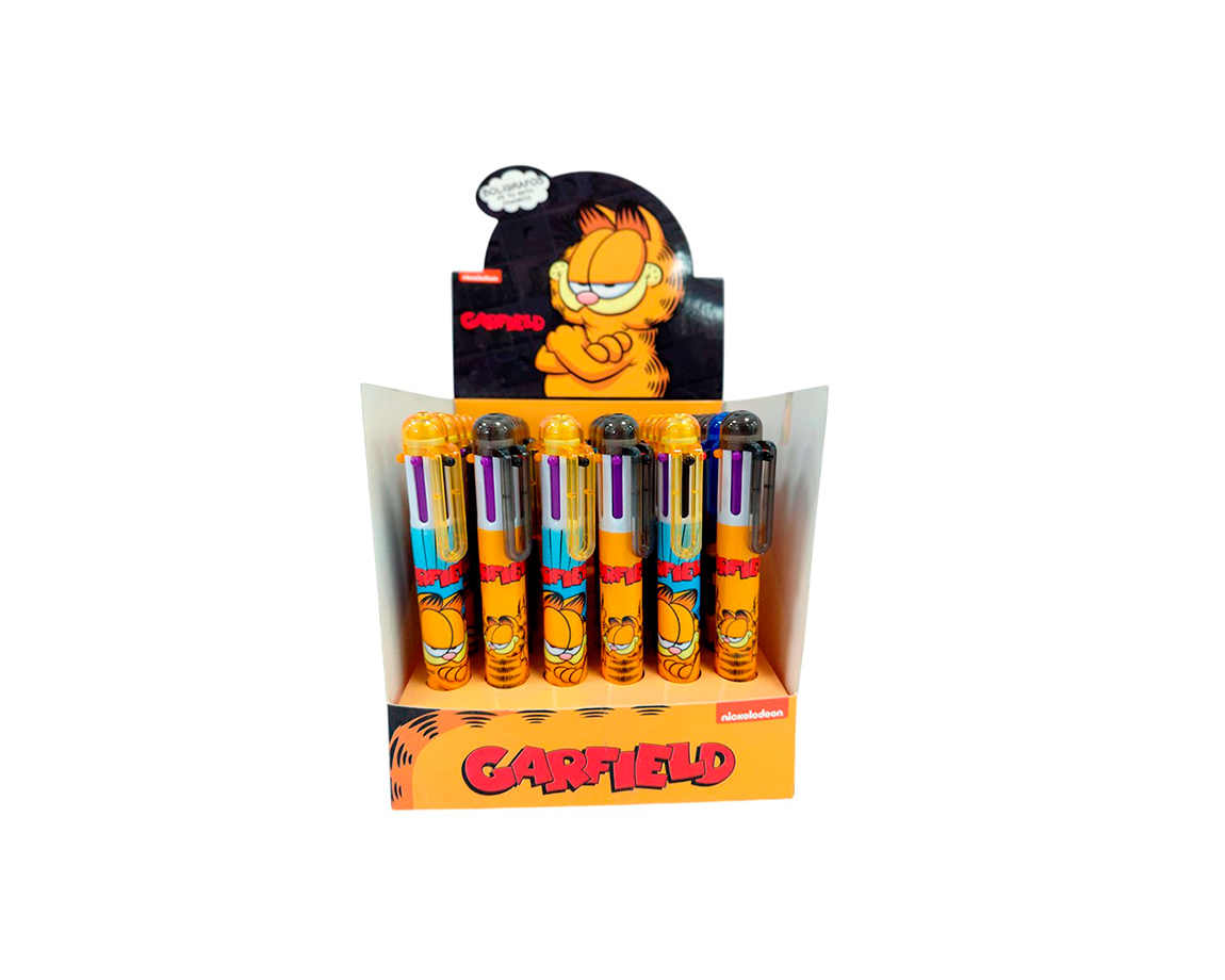 BOLIGRAFO CRESKO GF114 GARFIELD 6 COL.