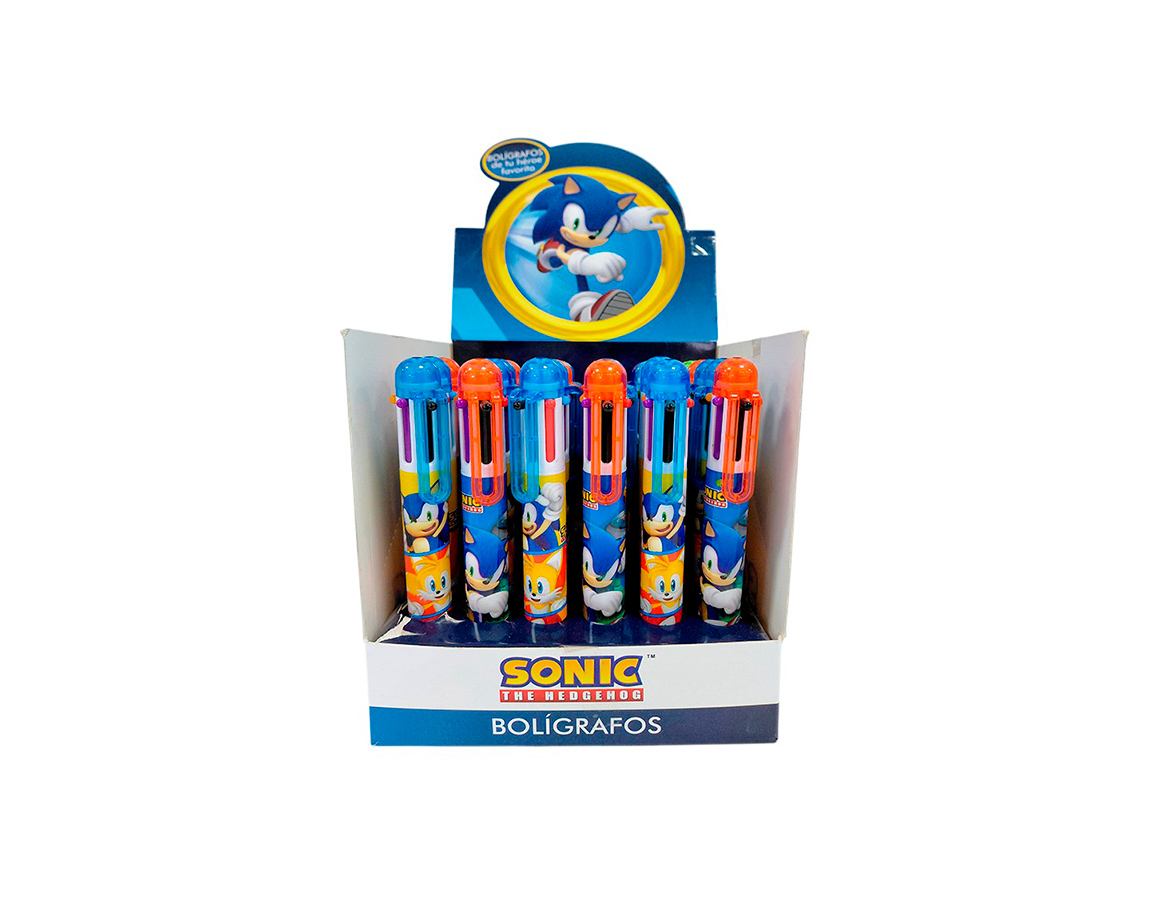 BOLIGRAFO CRESKO SO461 SONIC 6 COL.