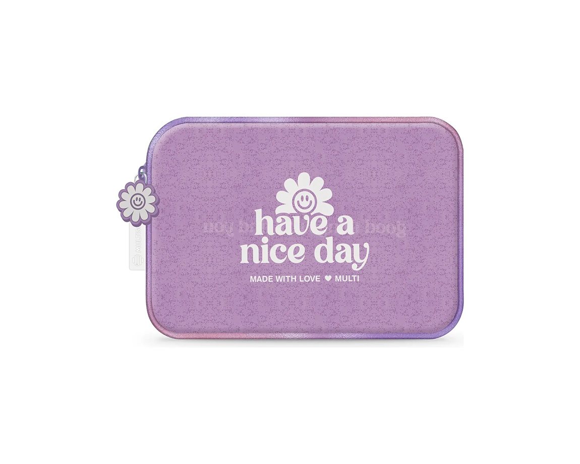 CANOPLA MULTISCOPE 7985-07 RECTANG. HAVE A NICE DAY GLITTER