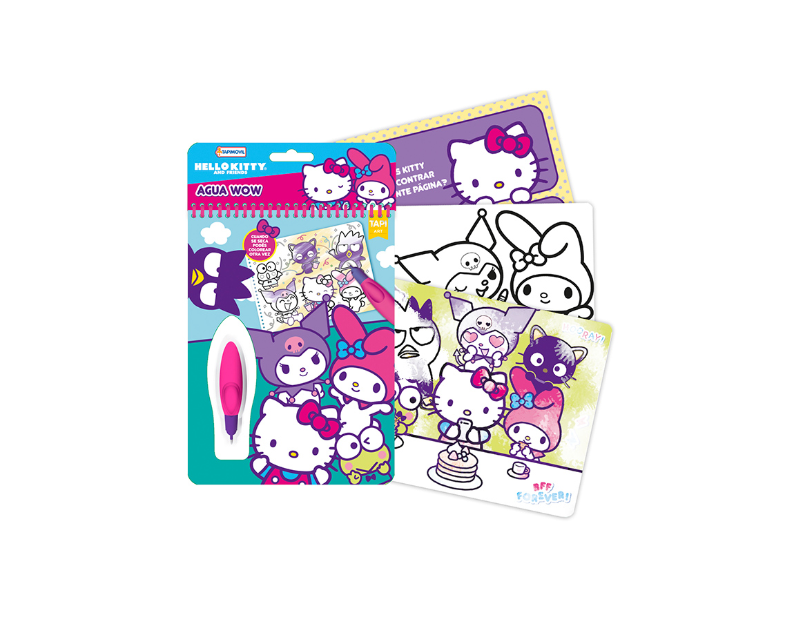 LIBRO ACTIVIDADES HELLO KITTY AGUA WOW KTY09838