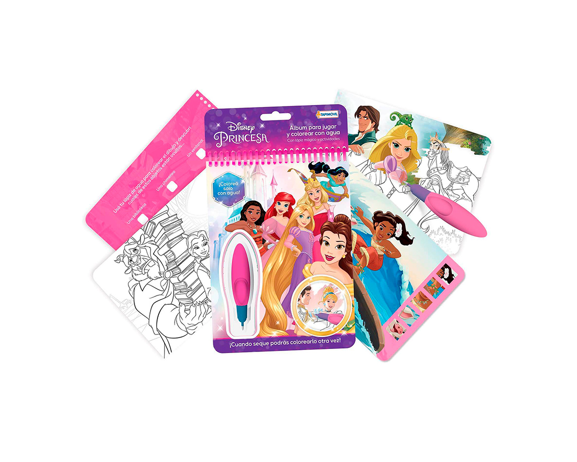 LIBRO ACTIVIDADES DISNEY PRINCESAS AGUA WOW DJU00709