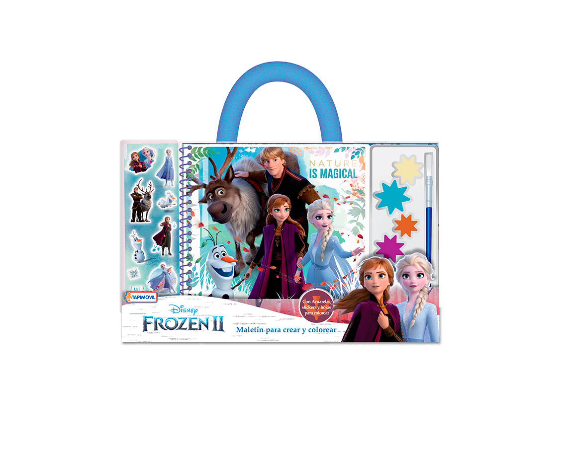MALETIN ARTE PARA COLOREAR FROZEN DFZ07885