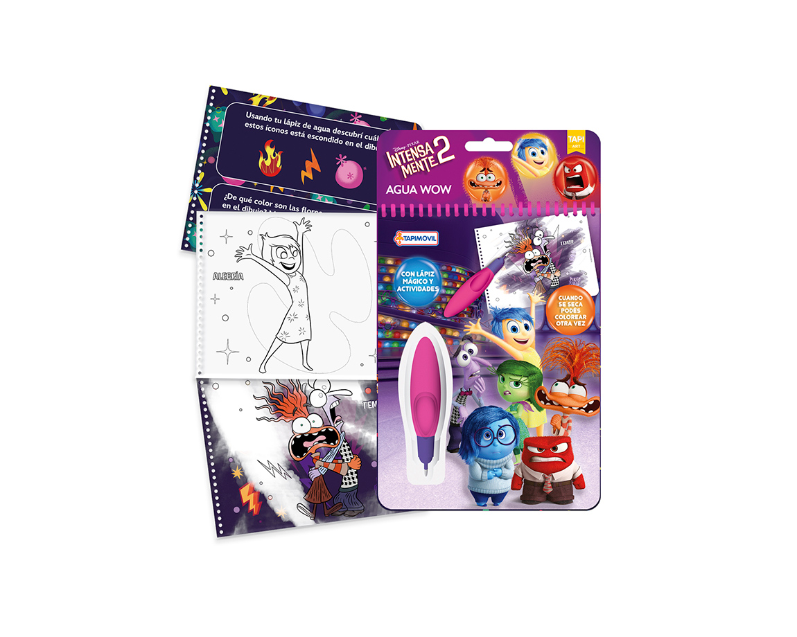 LIBRO ACTIVIDADES INTENSAMENTE 2 AGUA WOW DIN01250